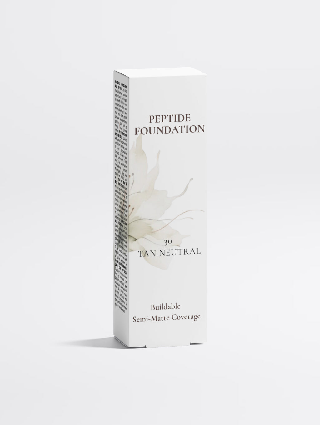 Peptide Foundation – Buildable Semi-Matte Coverage | Shade 30 Tan Neutral