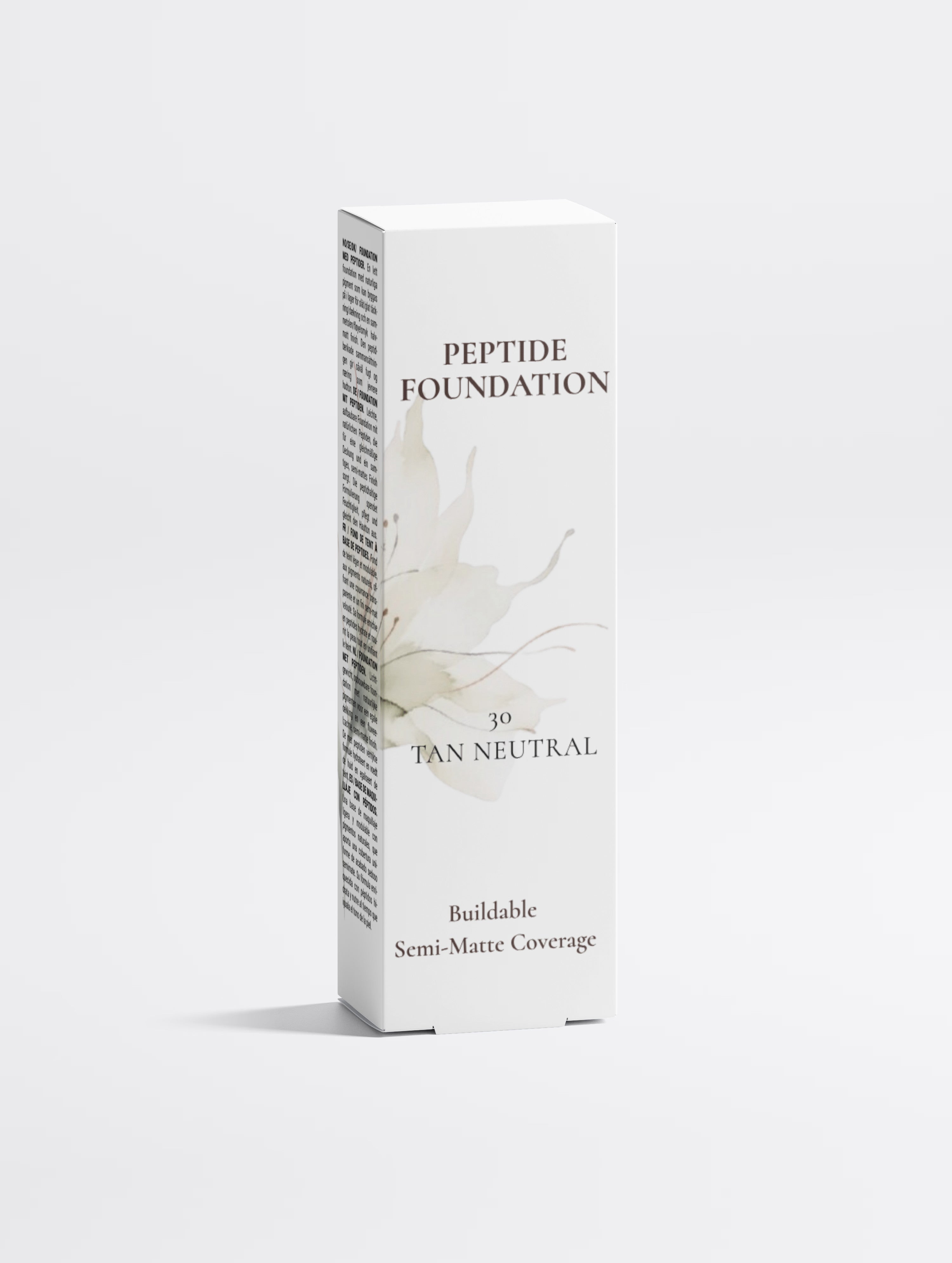 Peptide Foundation – Buildable Semi-Matte Coverage | Shade 30 Tan Neutral