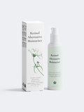 Retinol alternative moisturizer with packaging on a white background
