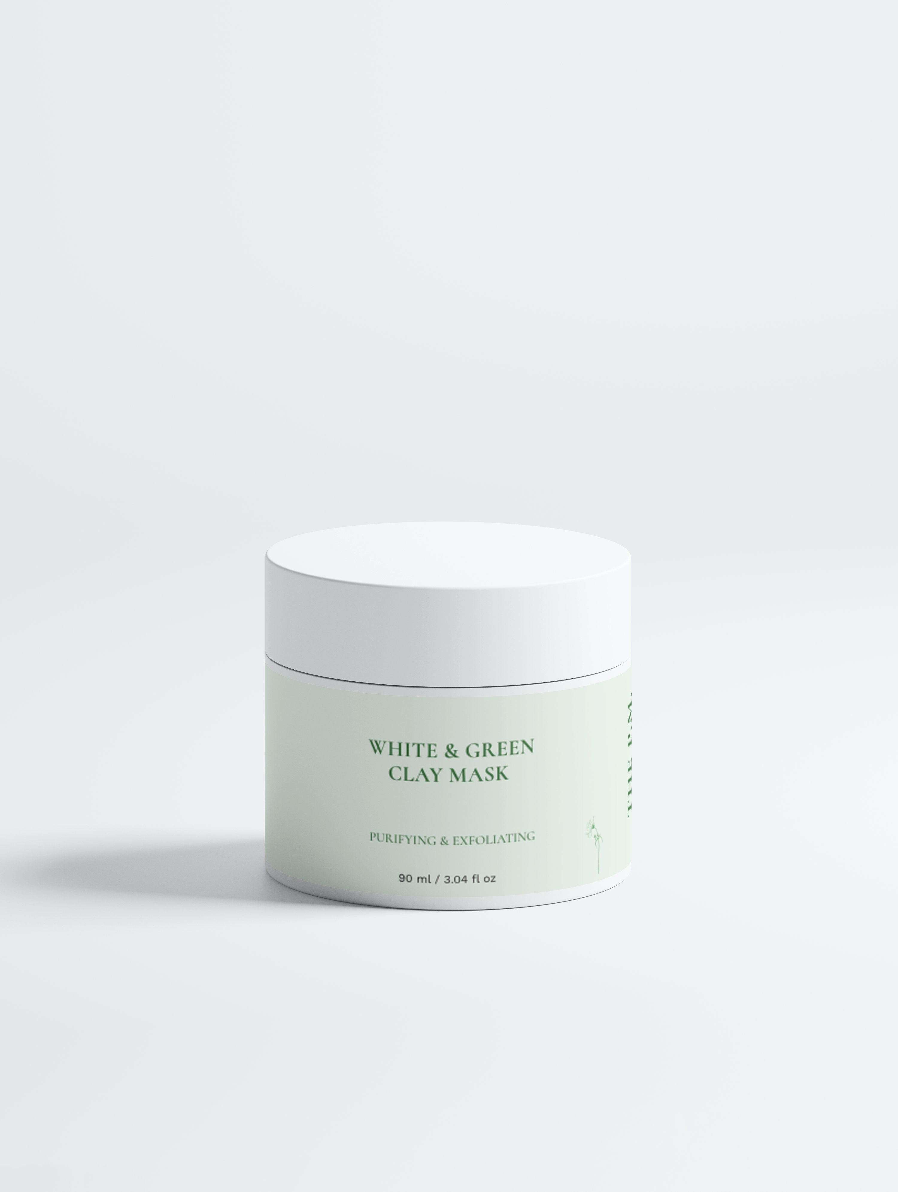 Purifying Clay Mask – White & Green Clay for Pores & Blackheads