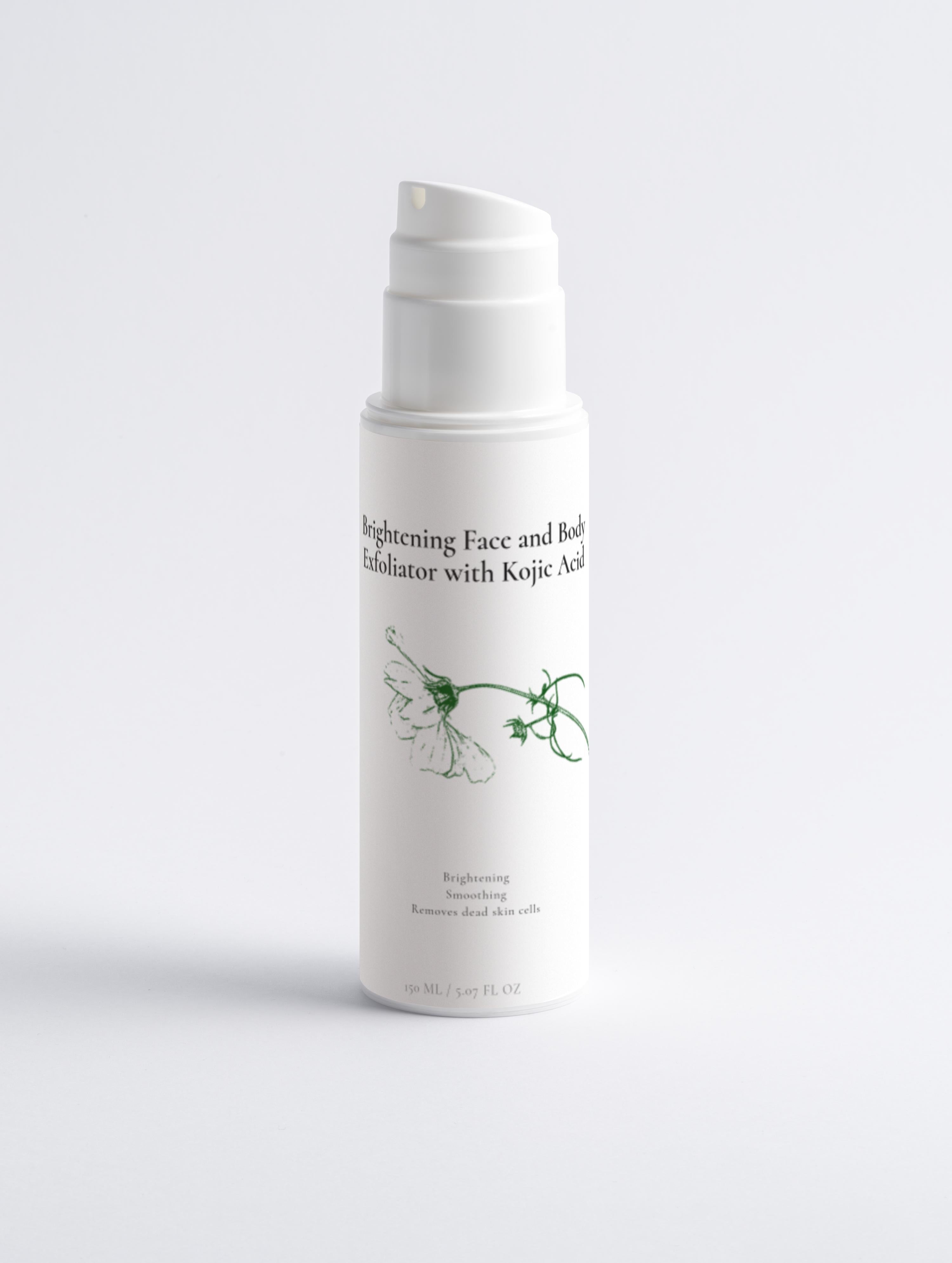 Brightening Face & Body Exfoliator with Kojic Acid