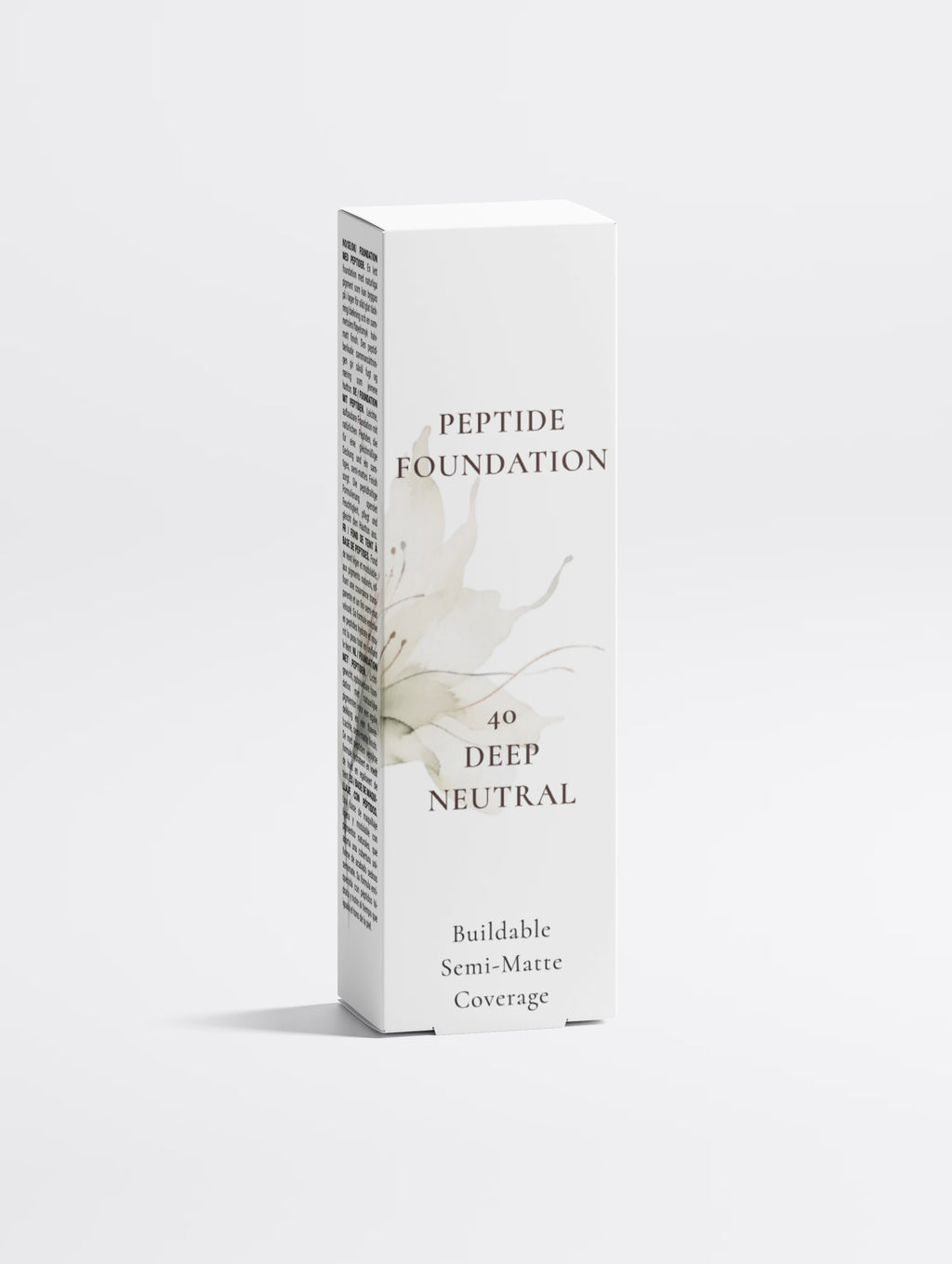 Peptide Foundation – Buildable Semi-Matte Coverage | Shade 40 Deep Neutral