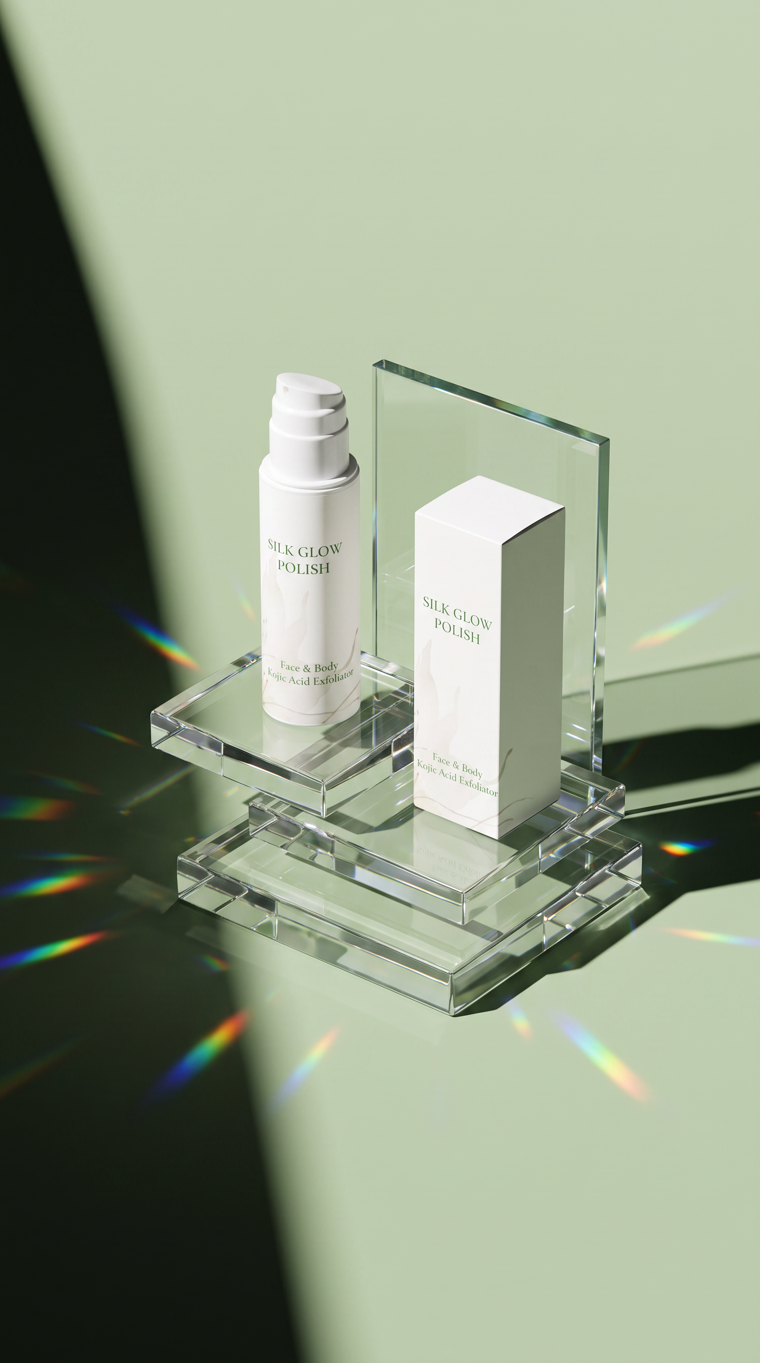 Skin Glow Polish - Brightening Face & Body Exfoliator with Kojic Acid & Vitamin C