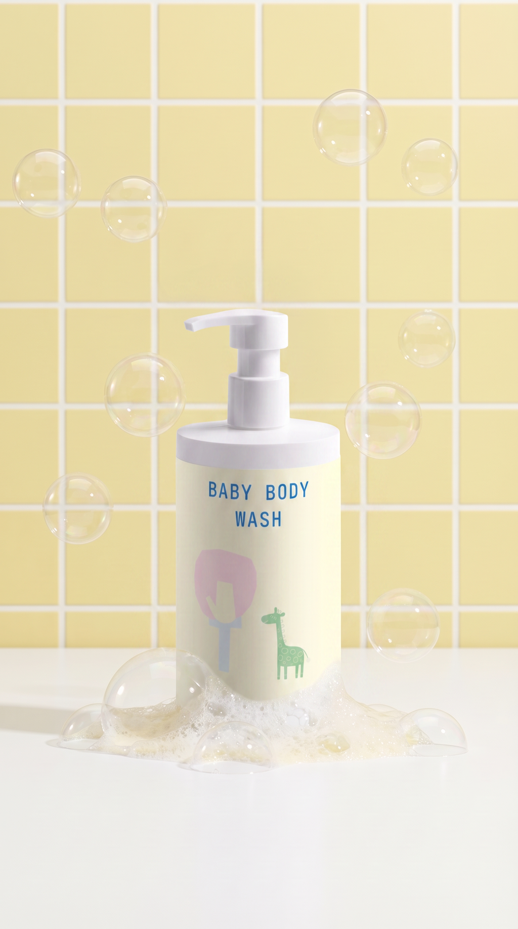Baby Body Wash – Organic Aloe, Camomile & Linseed | Ultra-Gentle