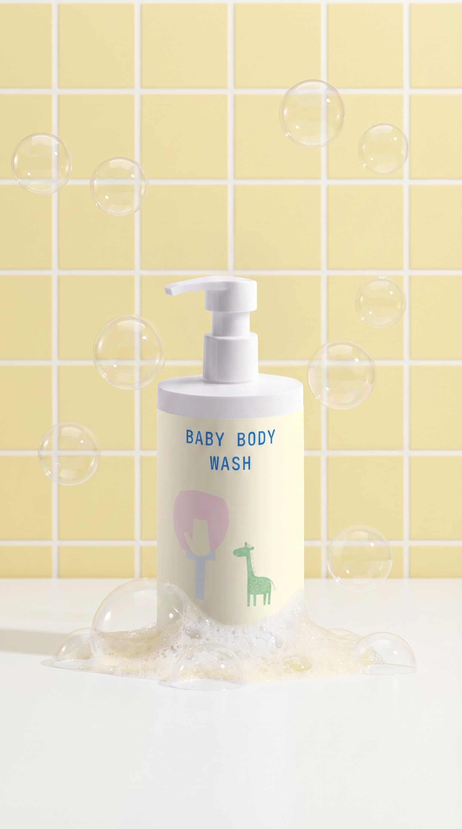 Baby Body Wash – Organic Aloe, Camomile & Linseed | Ultra-Gentle