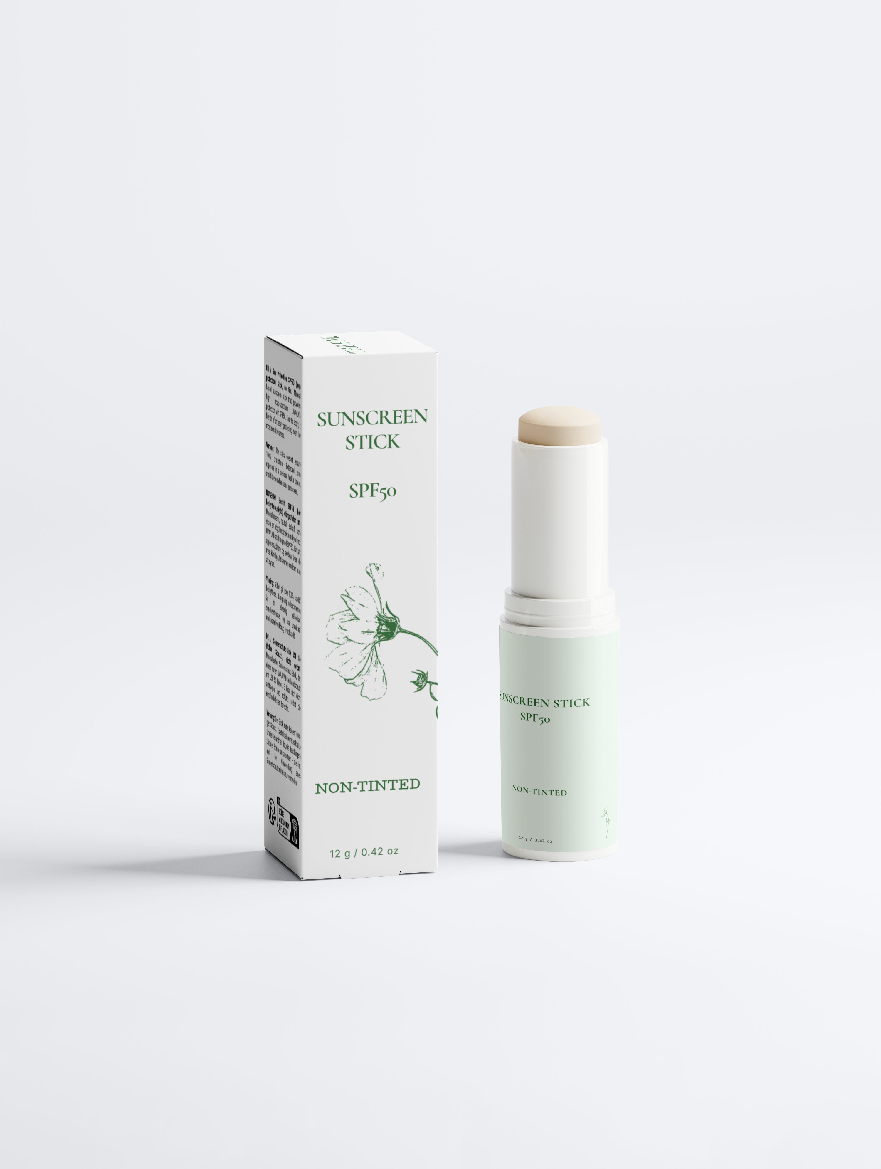 Mineral Sunscreen SPF50 Stick, No Tint – Broad-Spectrum Protection
