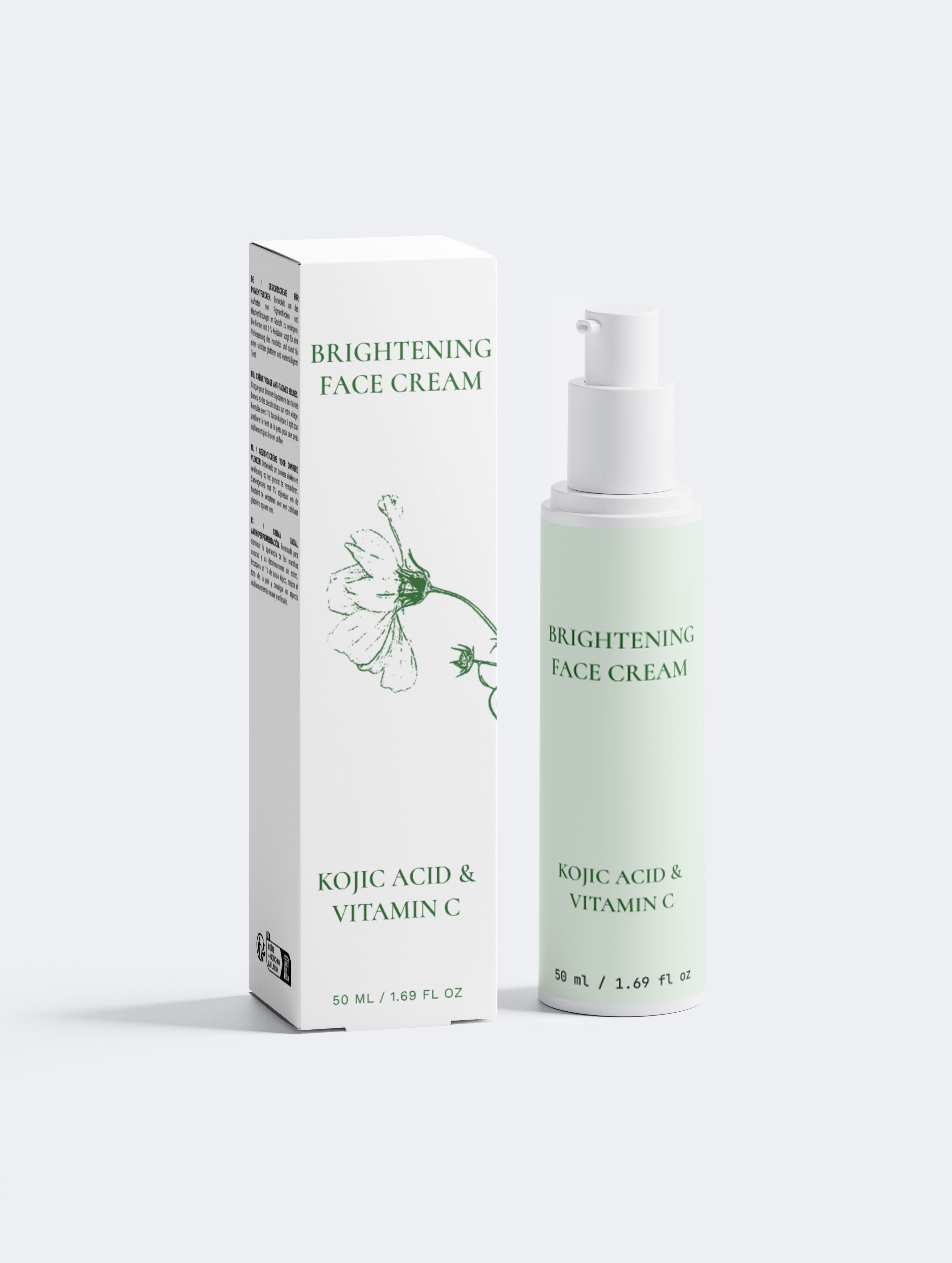 Brightening Face Cream - Kojic Acid & Vitamin C