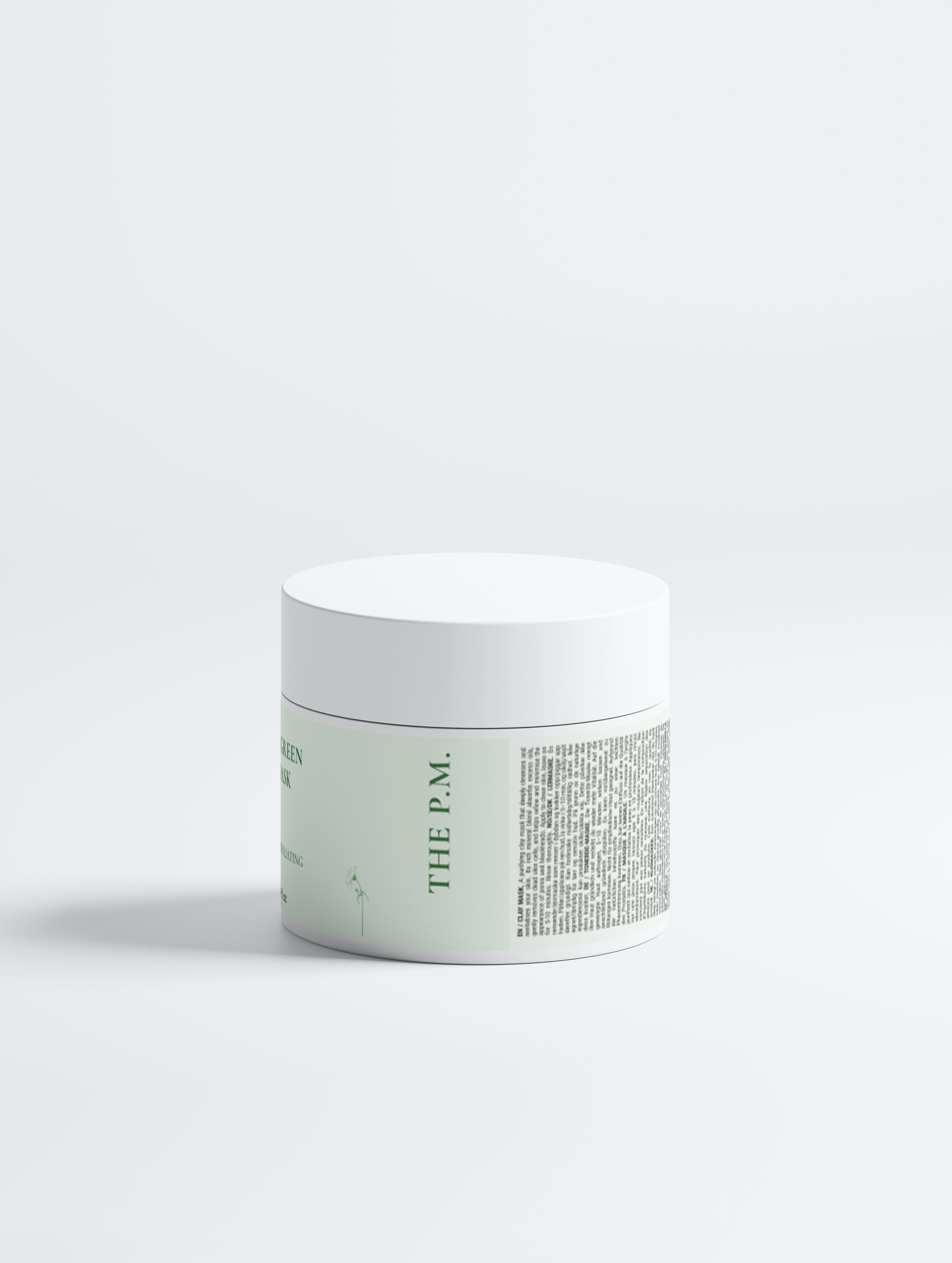Purifying Clay Mask – White & Green Clay for Pores & Blackheads