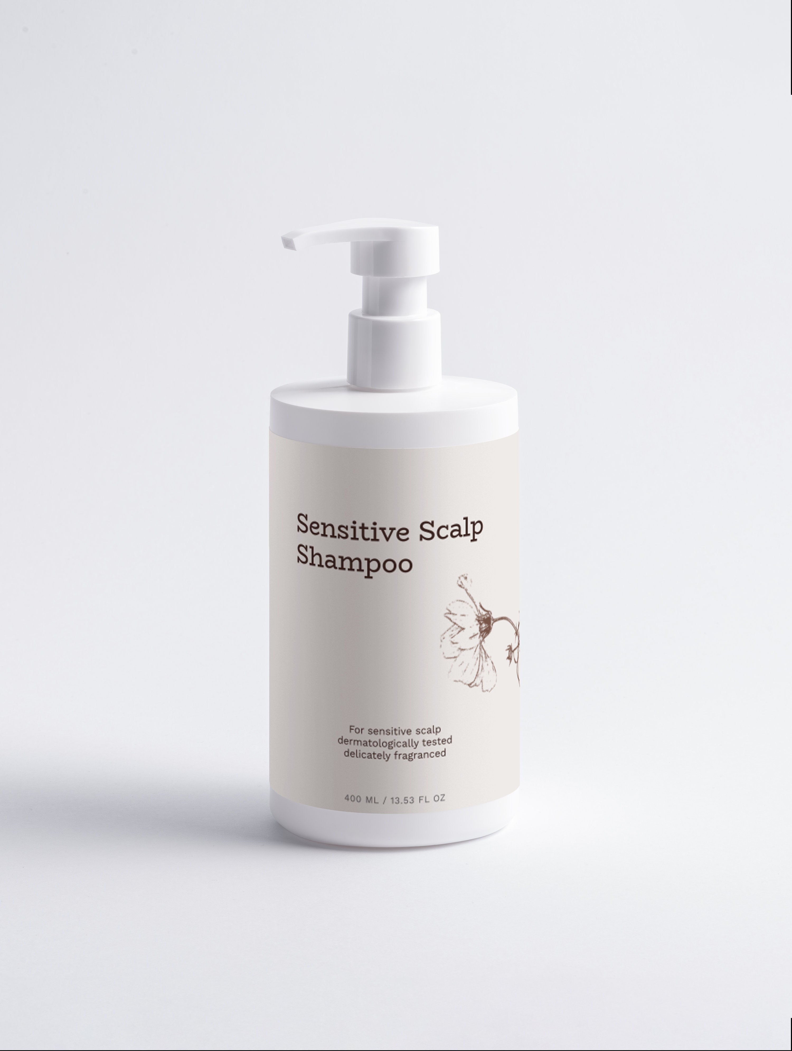 Sensitive Scalp Shampoo – COSMOS Natural Certified, Gentle Daily Cleanse