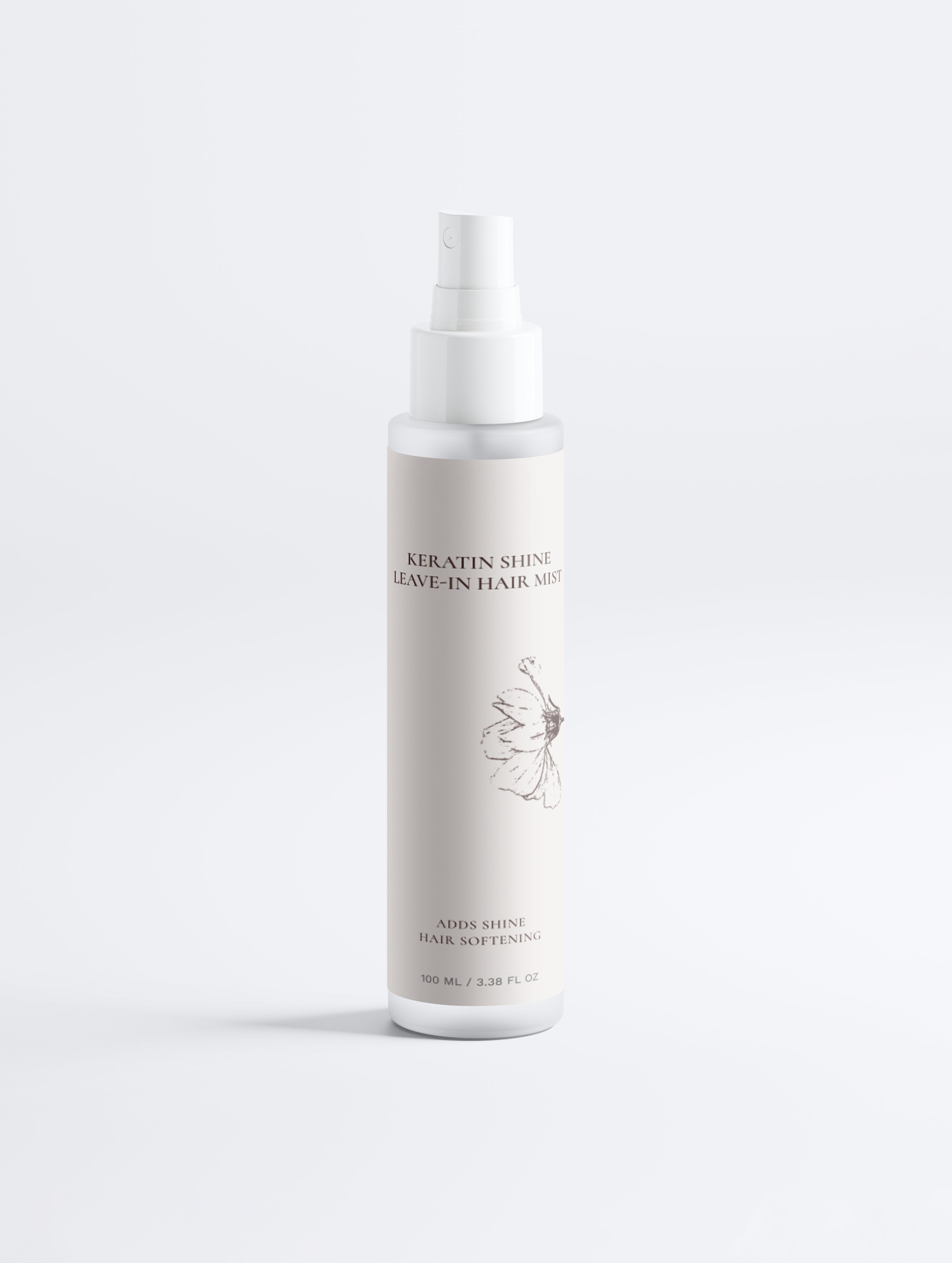 Keratin Shine Leave-In Hair Mist – Hydrolyzed Keratin & Algae Extract