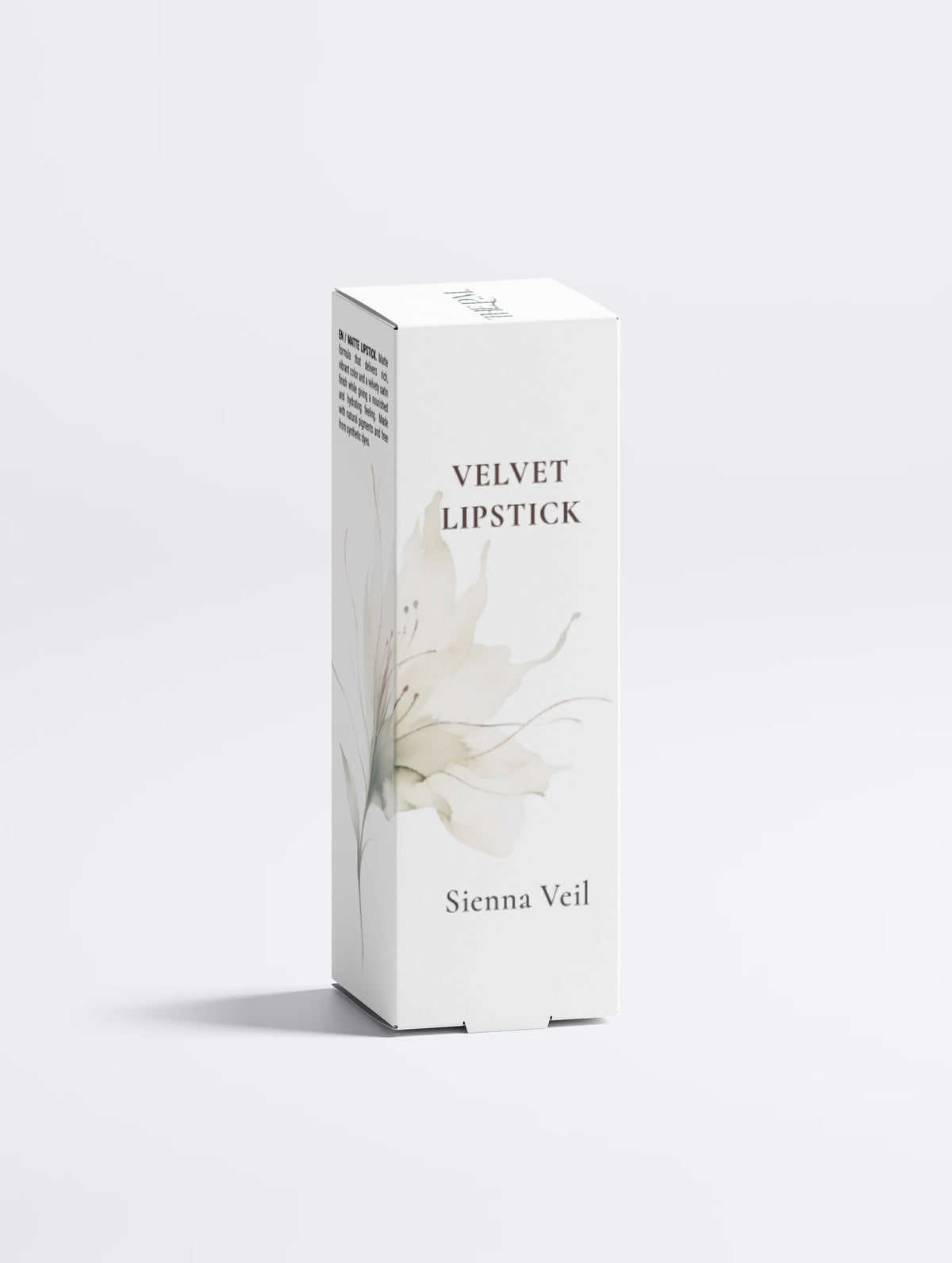 Velvet Lipstick – Satin Matte Finish in Sienna Veil