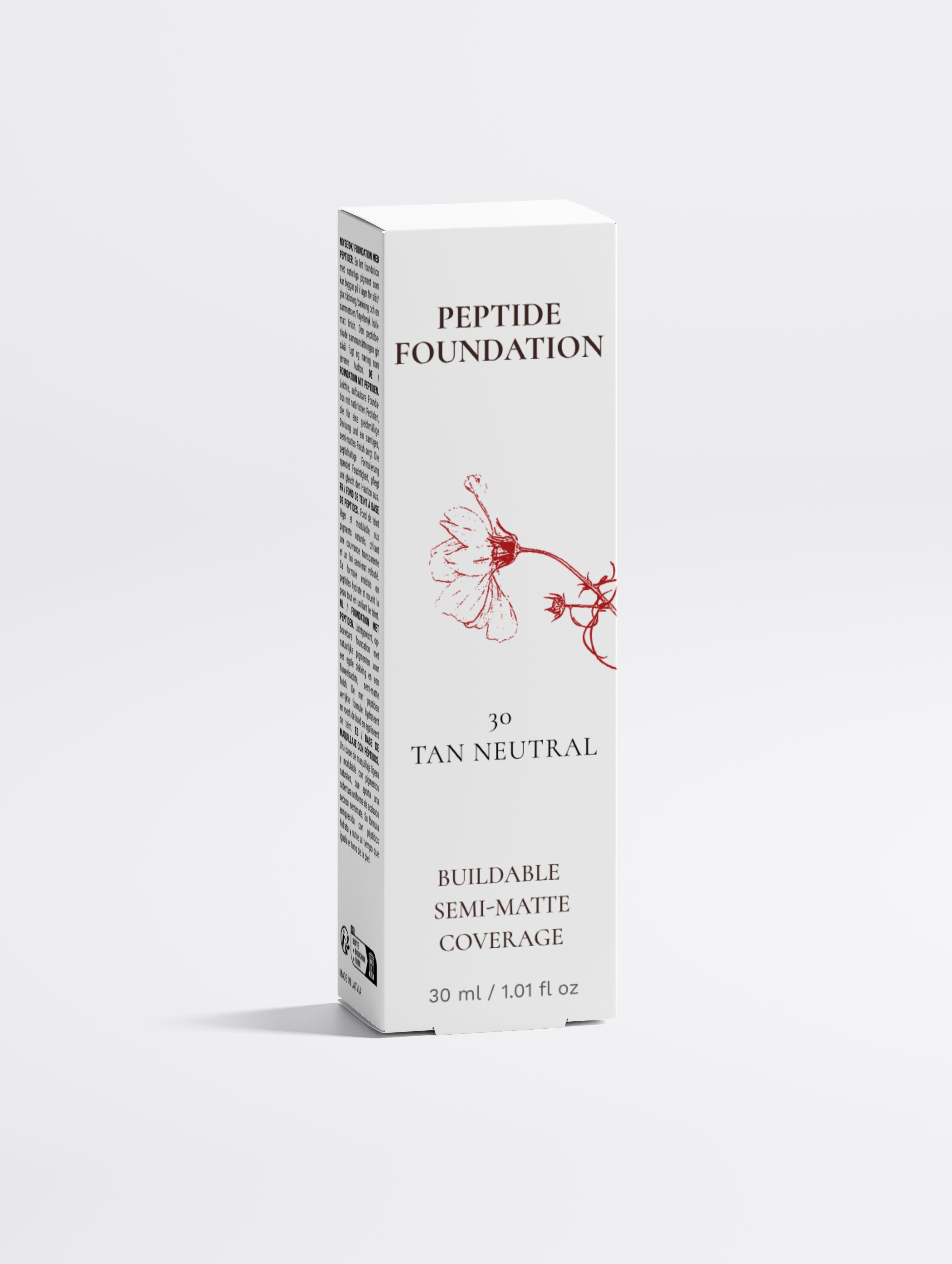 Peptide Foundation – Buildable Semi-Matte Coverage | Shade 30 Tan Neutral