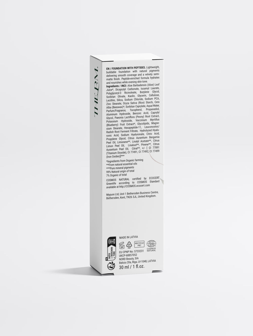 Peptide Foundation – Buildable Semi-Matte Coverage | Shade 35 Tan Warm