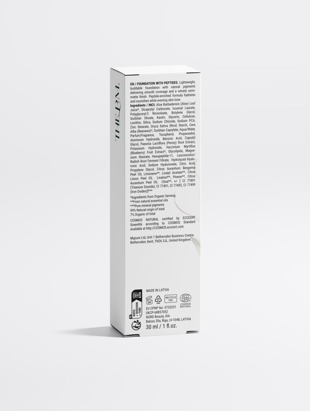 Peptide Foundation – Buildable Semi-Matte Coverage | Shade 40 Deep Neutral
