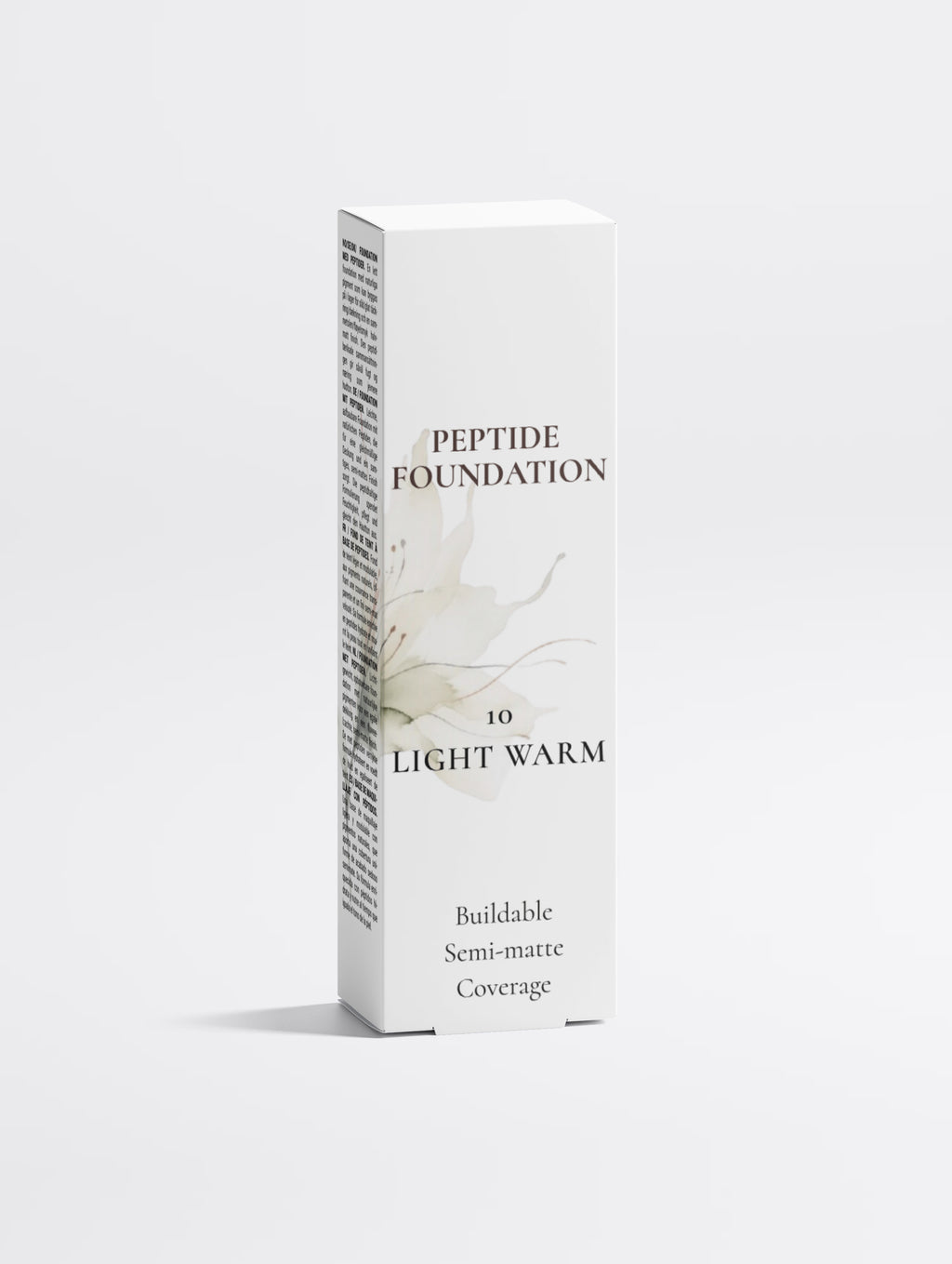 Peptide Foundation – Buildable Semi-Matte Coverage | Shade 10 Light Warm