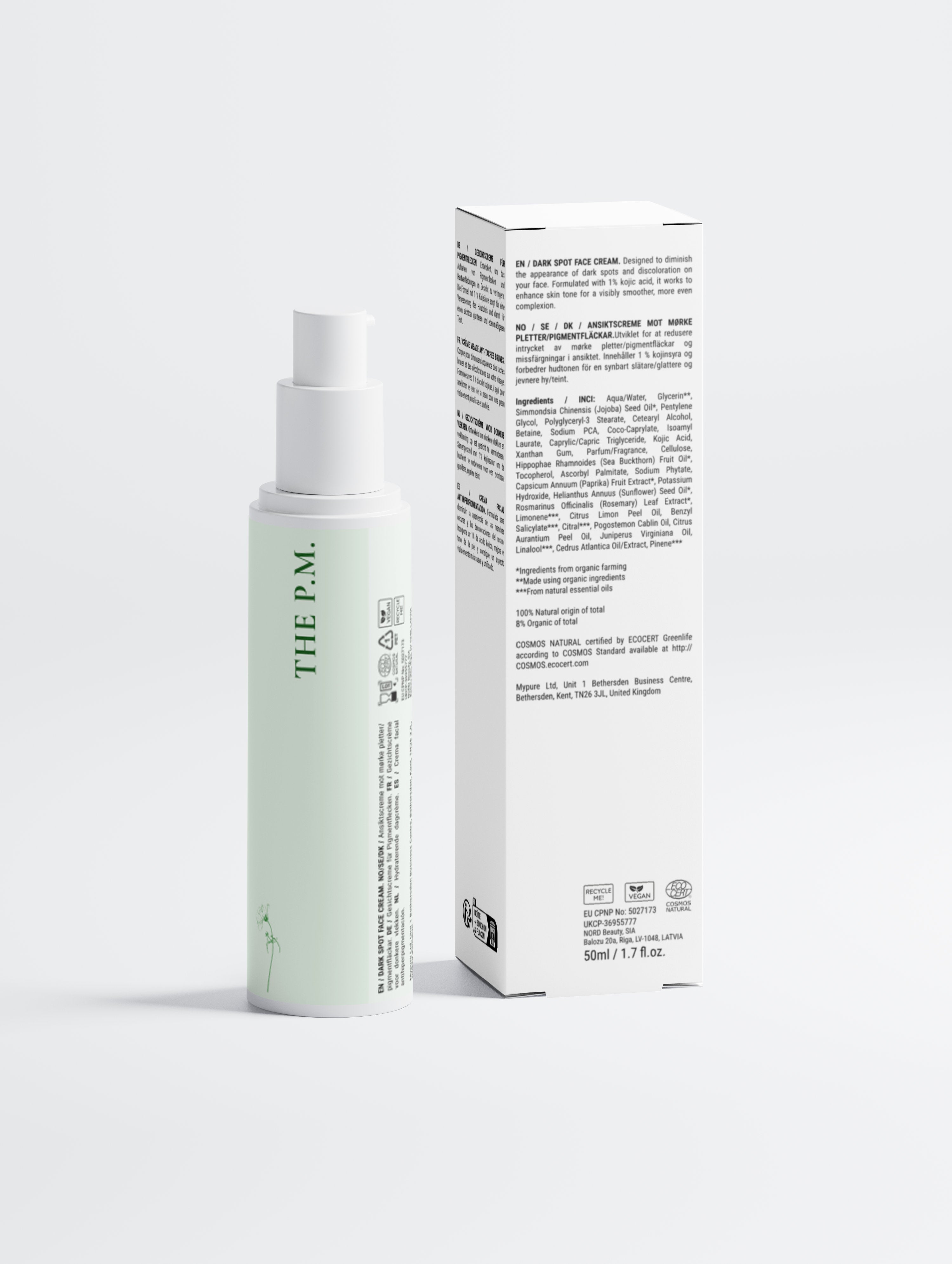Brightening Face Cream - Kojic Acid & Vitamin C