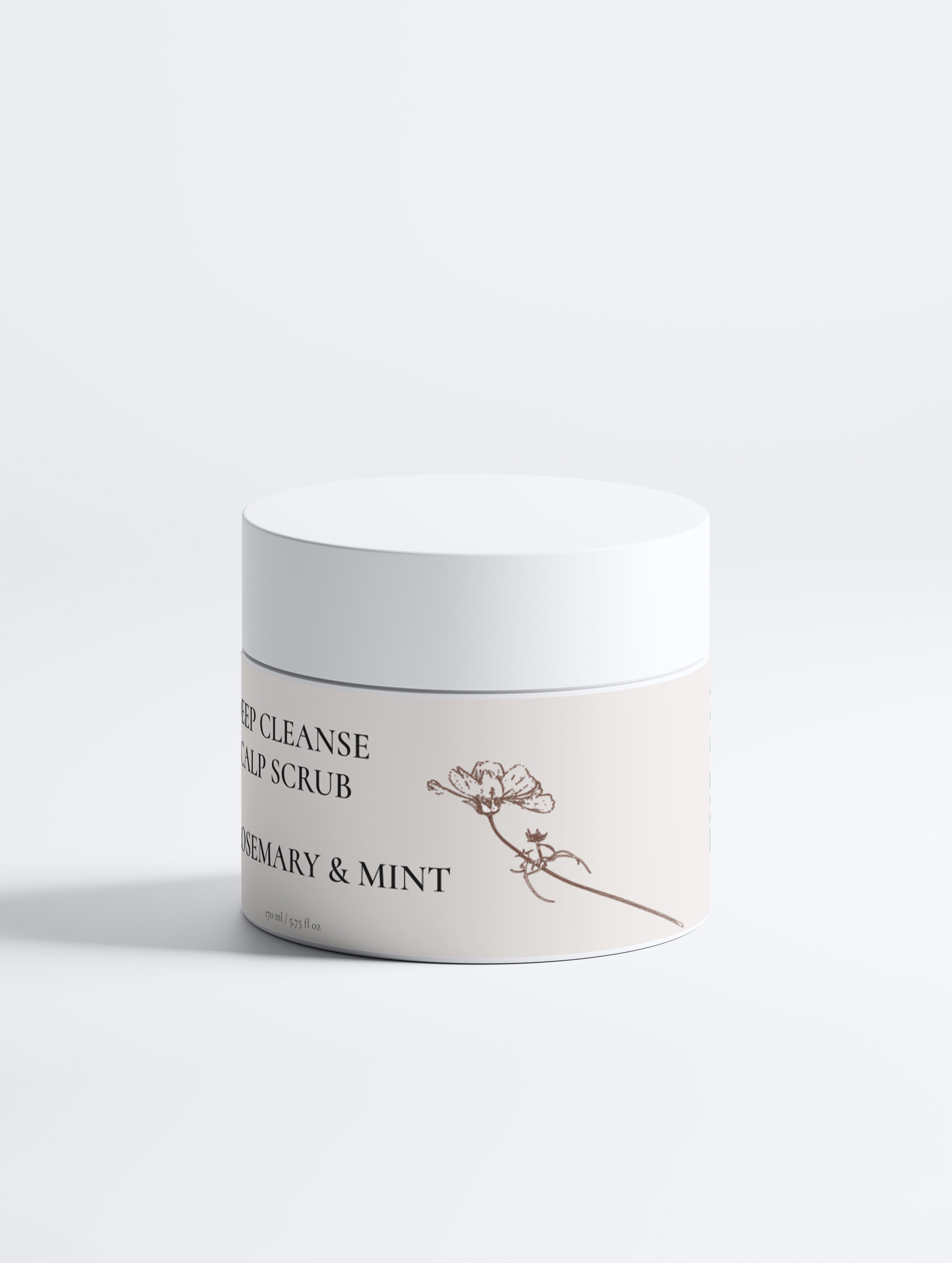 Deep Cleanse Scalp Scrub – Rosemary & Mint | Natural Exfoliant