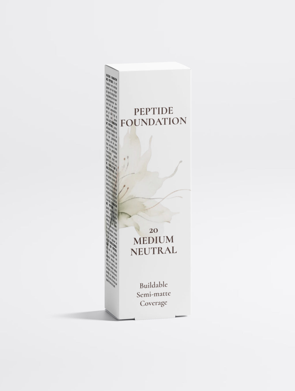 Peptide Foundation – Buildable Semi-Matte Coverage | Shade 20 Medium Neutral
