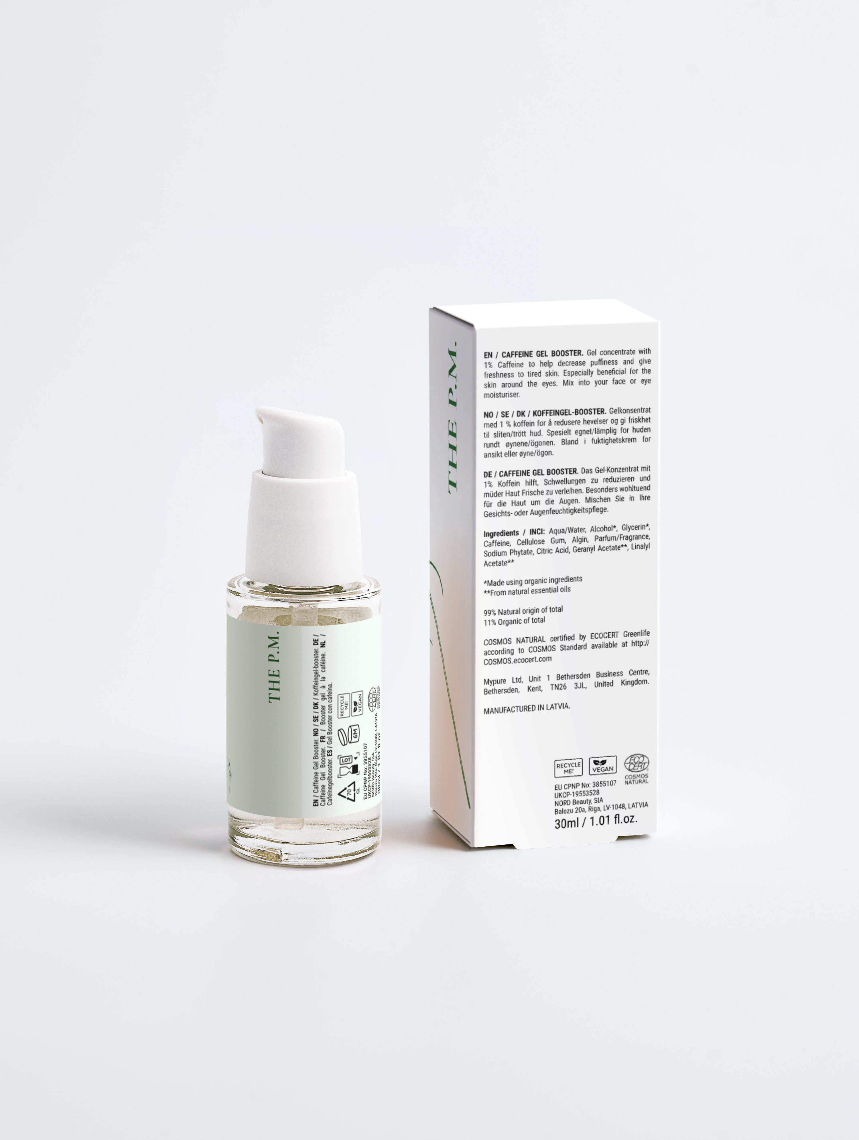Caffeine Gel Booster – 1% Caffeine Eye & Face Concentrate