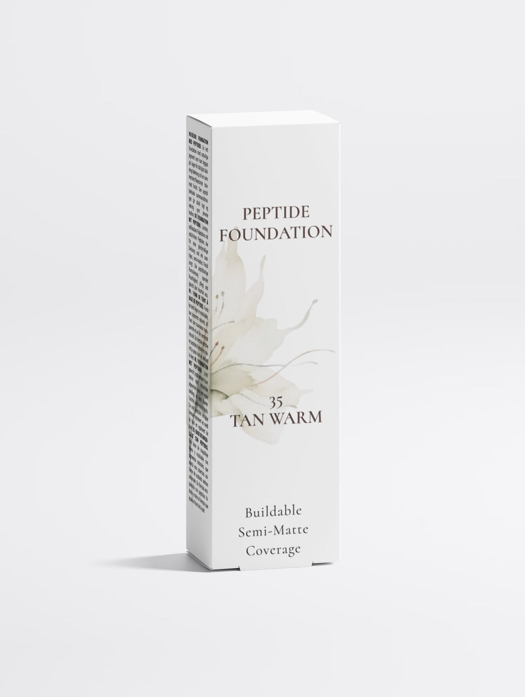 Peptide Foundation, 35 Tan Warm - Buildable, Semi-Matte Coverage