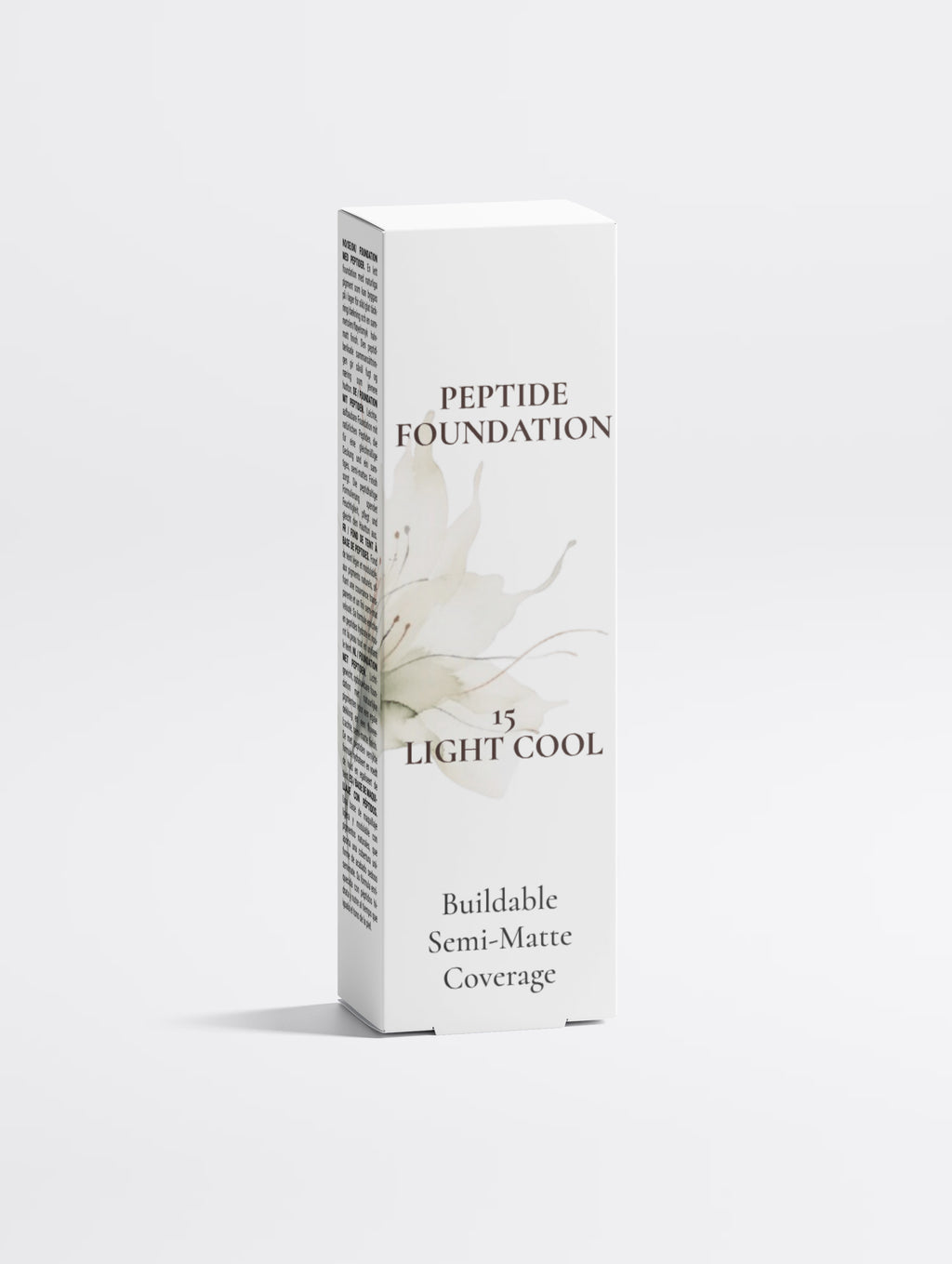 Peptide Foundation – Buildable Semi-Matte Coverage | Shade 15 Light Cool