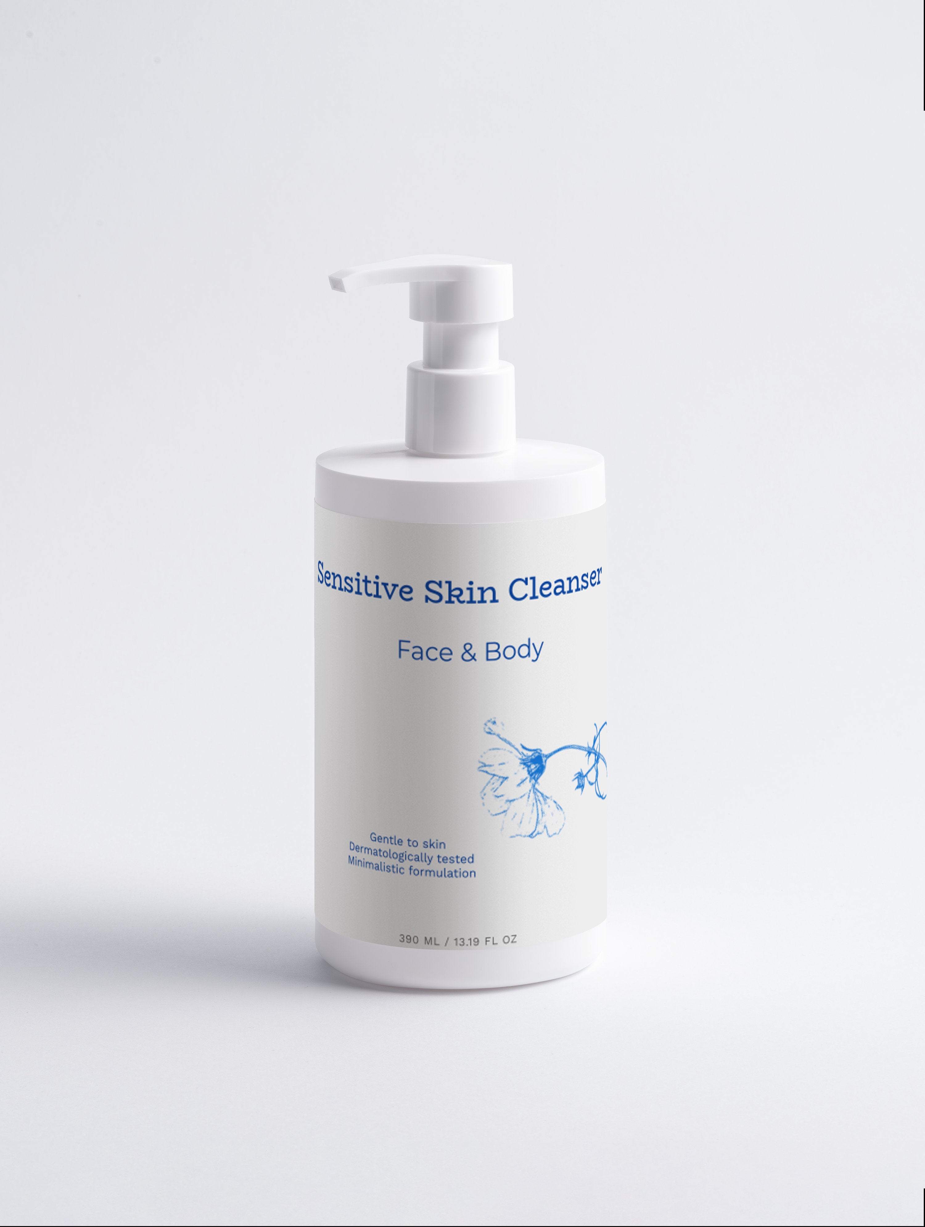 Sensitive Skin Face & Body Cleanser – Linden, Jasmine & Plum Extract