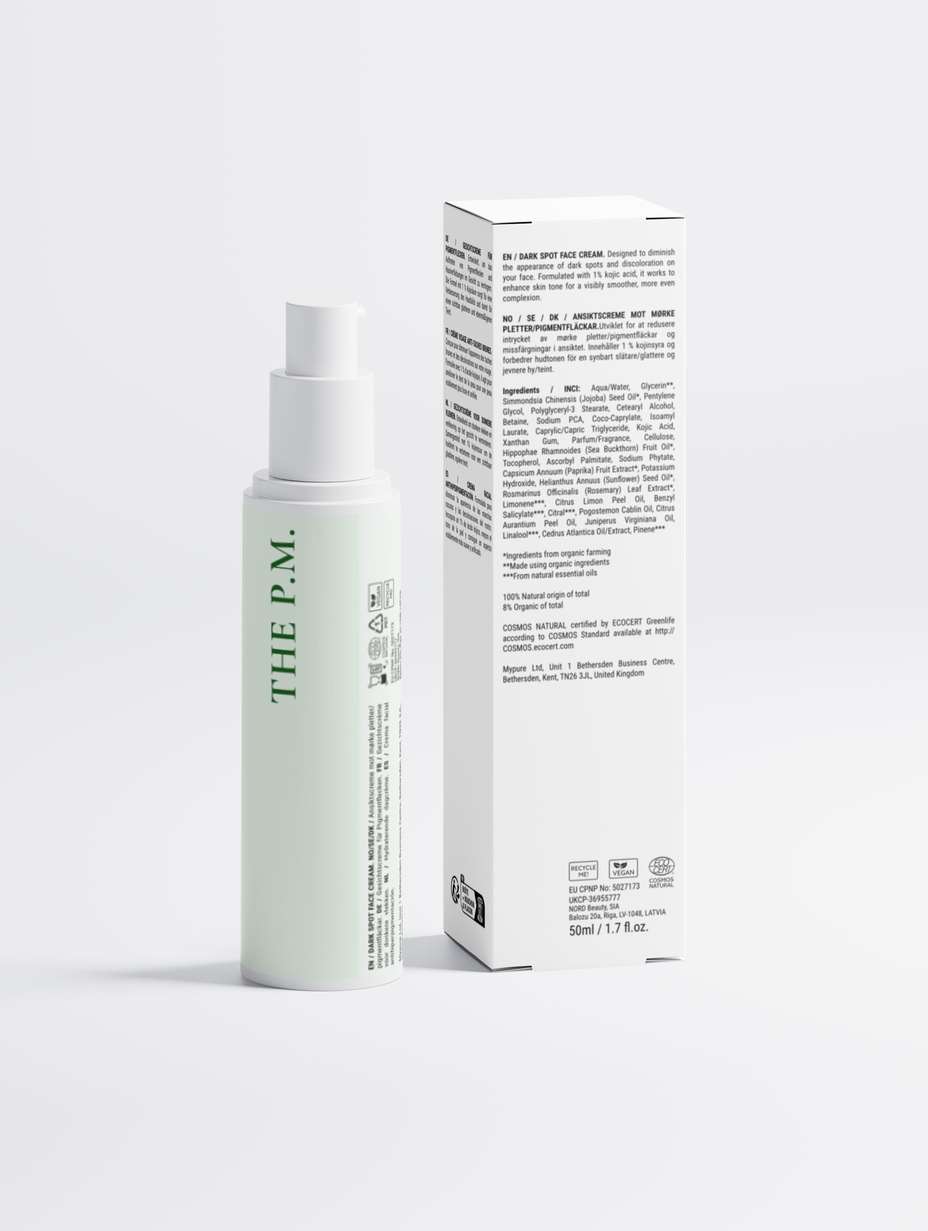 Dark Spot Face Cream with Kojic Acid