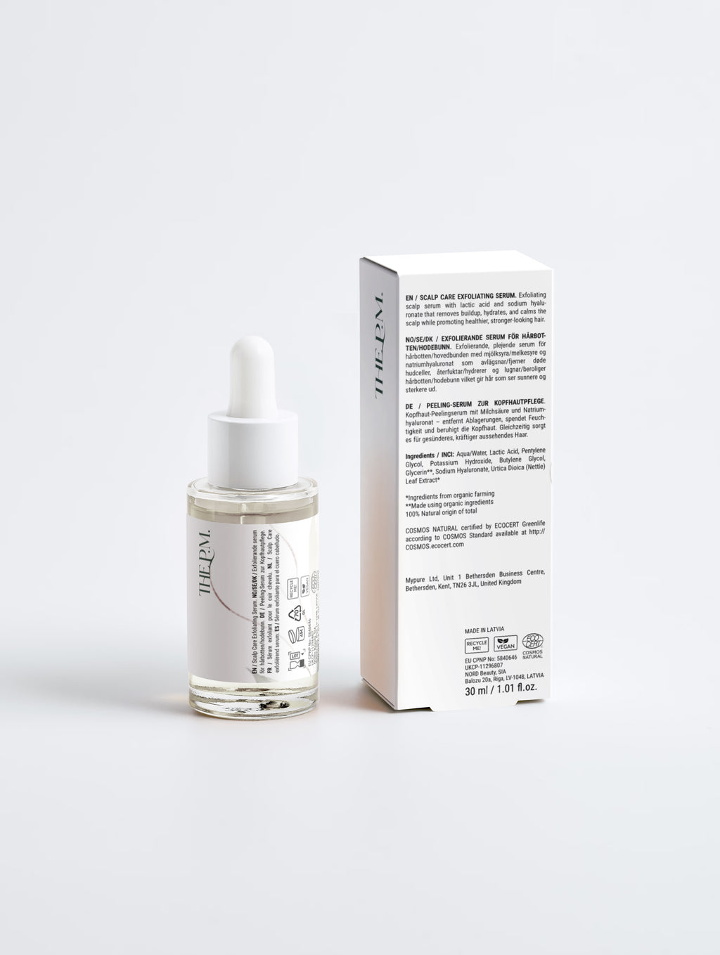 Scalp Care Exfoliating Serum – Lactic Acid & Hyaluronic Acid