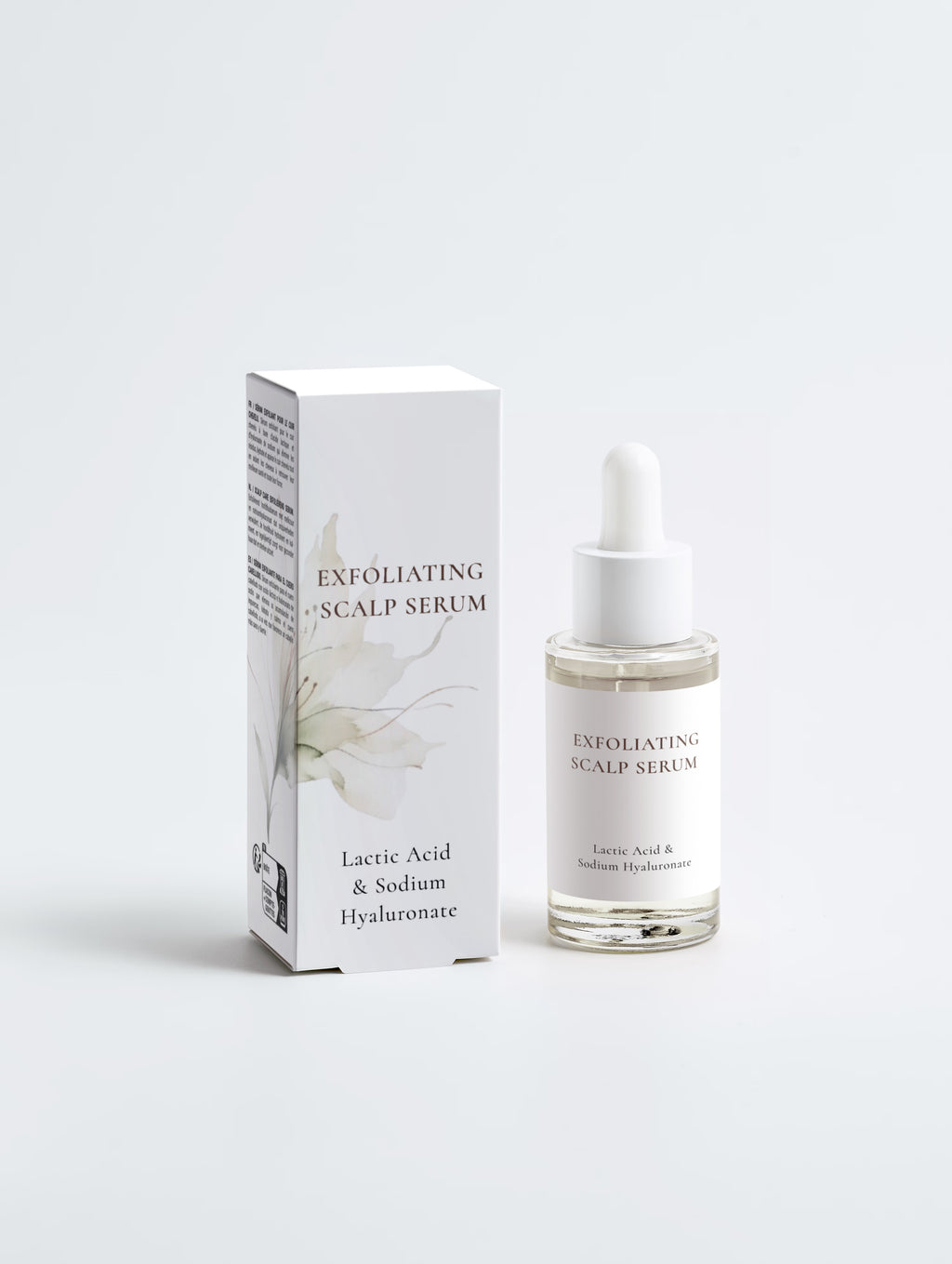 Scalp Care Exfoliating Serum – Lactic Acid & Hyaluronic Acid