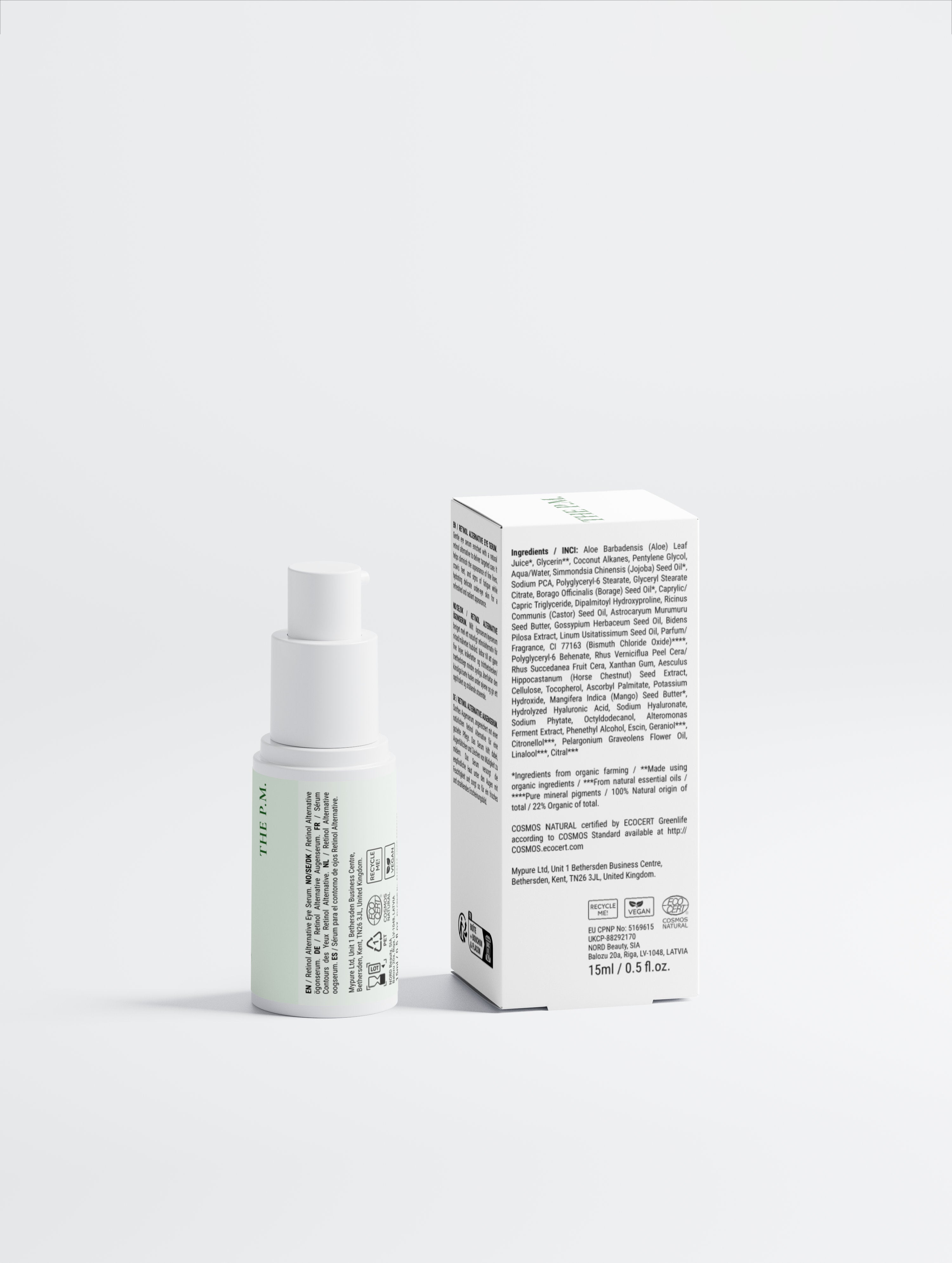 Retinol Alternative Eye Serum – Bidens Pilosa, Hyaluronic Acid & Vitamins C+E