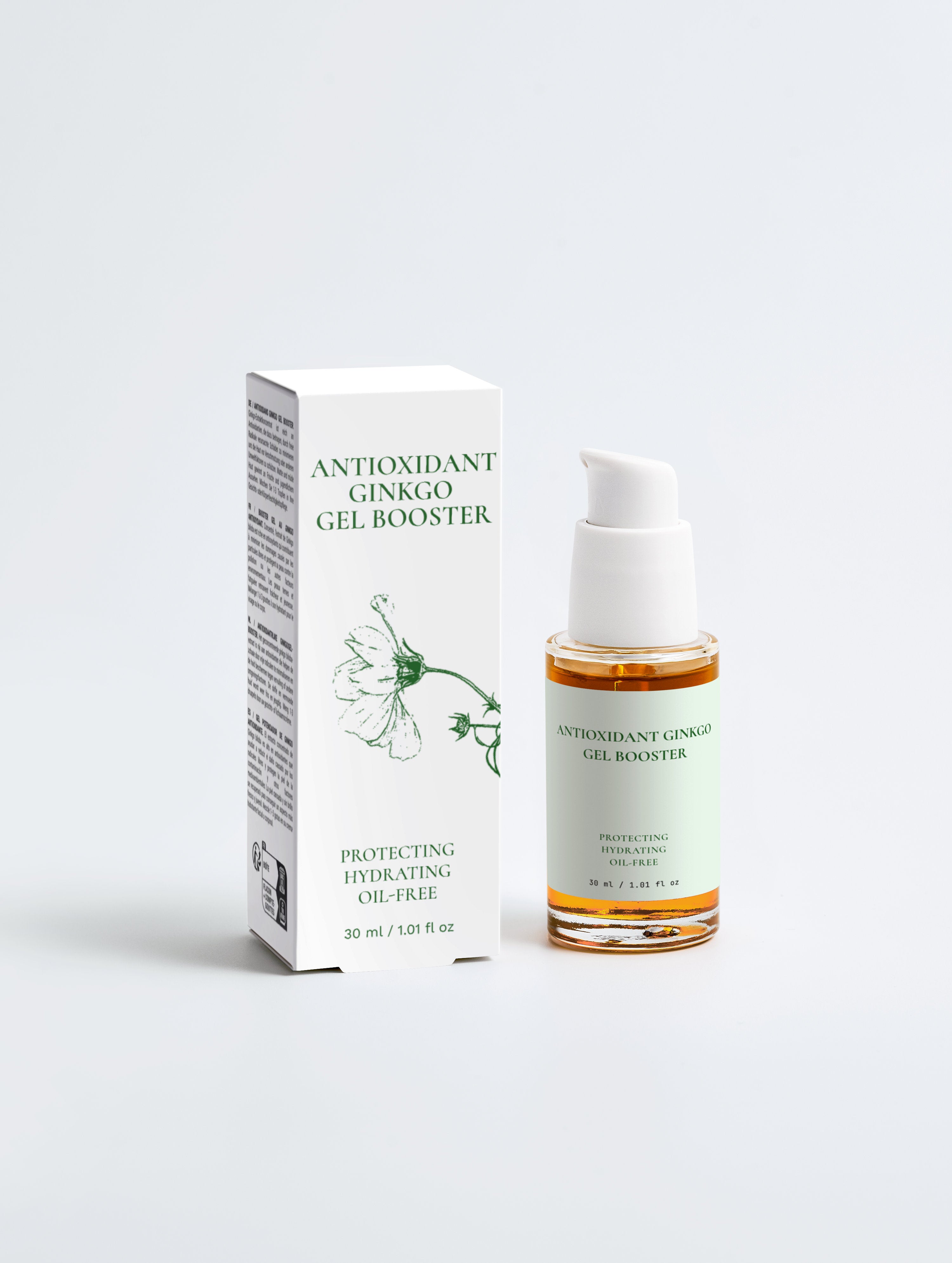 Antioxidant Ginkgo Gel Booster – Ginkgo Biloba Face & Body Booster