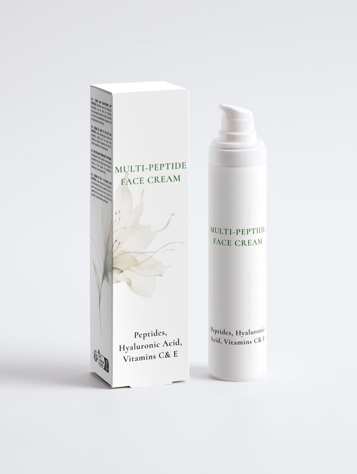 Multi-Peptide Face Cream | Hyaluronic Acid & Sodium PCA